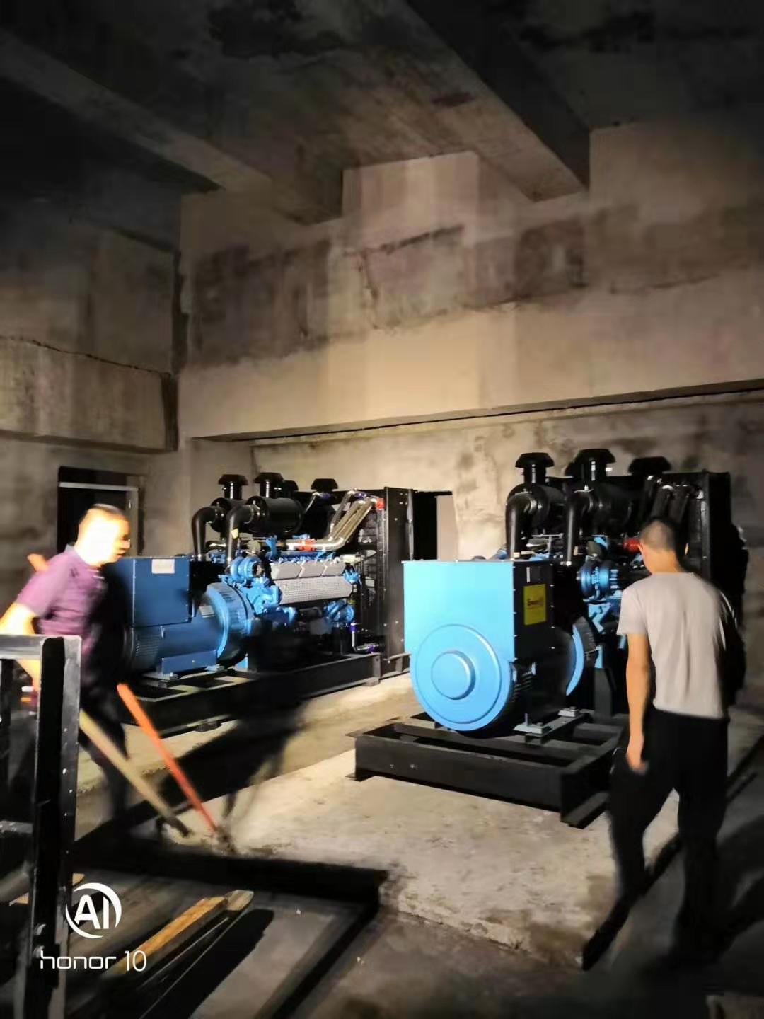 佛山厚金大廈1200KW玉柴發(fā)電機組